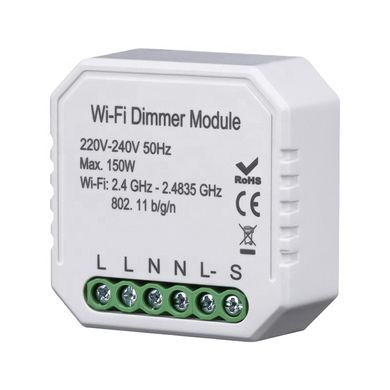 435421 Умный выключатель - регулятор Tervix Pro Line WiFi Dimmer (1 клавиша)