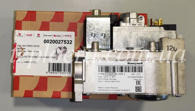 Газовый клапан (Honeywell VR4605С В 1025 2) для котлов Protherm 120SOO(R) v.10/11, 0020027532