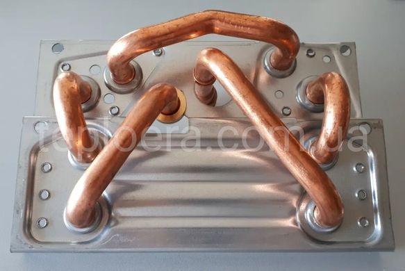 Гидравлическая пластина теплообменника ГВС для котлов Vaillant turboTEC, atmoTEC, ecoTEC, 178965, 0020020014
