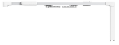 454126 Розумний карниз для штор з ZigBee управлінням Tervix Pro Line ZigBee Curtain, довжина 6 м.