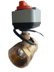201165 2-ходовий кульовий клапан н/в 1 1/2" DN40 з електроприводом Tervix Pro Line ORC2