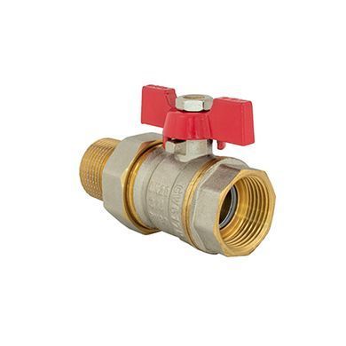 Кран шаровый FADO Classic PN40 3/4" с американкой прямой