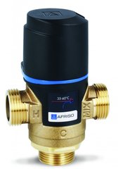 1234110 термостатический смешивающий клапан AFRISO ATM341 DN15, G3/4", 20-43°C, Kvs 1,6