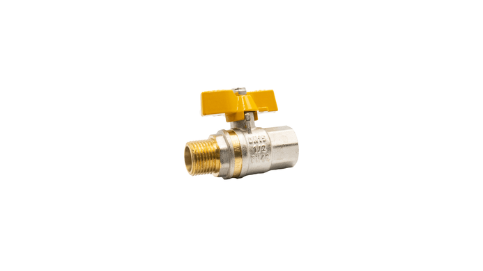Кран кульовий FADO NewPN40 1/2" для газу ЗВ